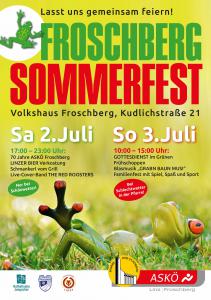 Herzliche Einladung zum Froschbergfest 2022!